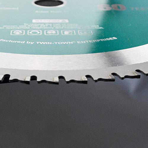 Tomax 12 Inch 60 Tooth Industrial Level Steel And Ferrous Metal Saw Blade With 1 Inch Arbor #TOP1