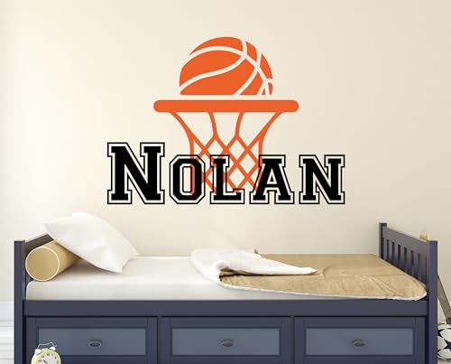 Vinilo decorativo de baloncesto para pared infantil miniatura 3