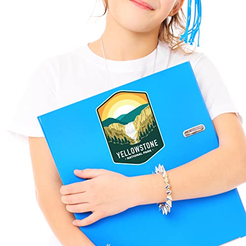Image of Yellowstone National Park Sticker Decal Notebook Car Laptop 4 inchx5.5 inch (Color)