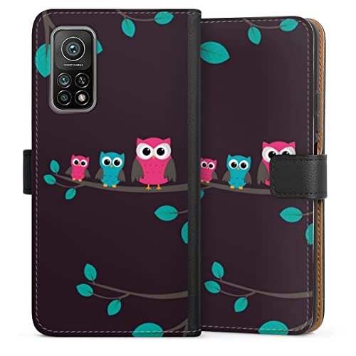 Protège-écran Xiaomi Mi 10T 5G étui clapet anti-rayure motif hibou amusant