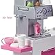 Barbie GMW03 - Naschcafé Spielset, kurviger Blonde (30,4 cm), +20 realistische Spielteile: Maschine, Milch, Sirup, Kaffeebecher, Wasserflaschen, Süßigkeiten, Snacks und mehr, ab 3 Jahren
