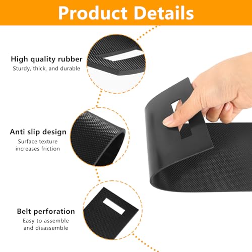 Gummi Kantenschoner für Zurrgurte bis 50mm Breite 290 x 100 x 3mm 6 Stück Gummi Kantenschutz Kantenschoner Ladungssicherung Setzurrgurte Gurtbandschoner Kantenschutz Spanngurte LKW