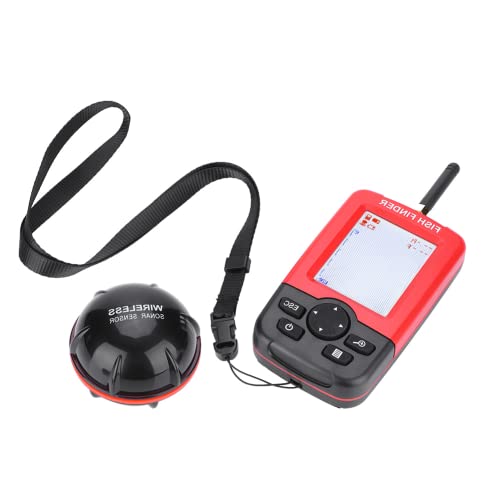 Molaika Sonda Inalámbrica, Sonda de Pesca Duradera, Retroiluminación LED, Rango de Profundidad Amplio Sensible a 100 M con Antena para Exteriores Cover