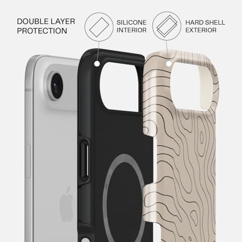 BURGA Unisex Phone Case for iPhone 17 Air – Dual-Layer Hybrid Design with Shock-Absorbing TPU & Durable Exterior, Scratch-Resistant Finish and Raised Bezel Edge for Screen Protection & Daily Use - Image 3