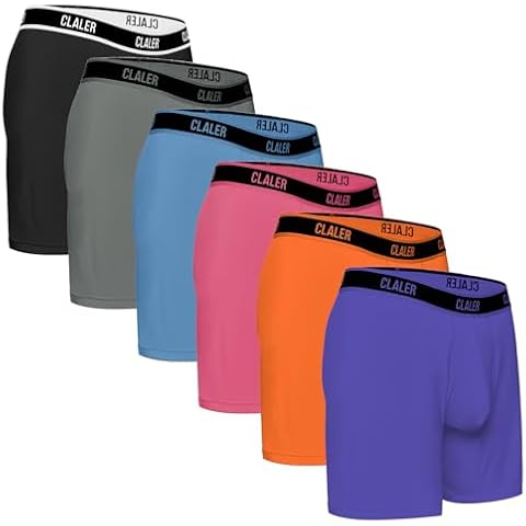 CLALER Bamboo Boxer Briefs Multi-Pack Cover