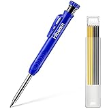 ✏️ 【minas de lápiz】 Cada lápiz de carpintero viene con una mina de lápiz y también recibes una caja de minas. Constan de 3 minas de lápiz amarillas y 3 negras. Con 7 recargas, no tendrá que comprar nuevas recargas durante mucho tiempo.