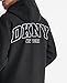 DKNY Men's Water Resistant Hooded Fashion Cold Weather Jacket, Black