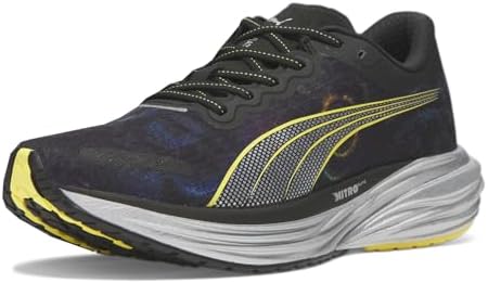 Puma Mens Deviate Nitro 2 Marathon Series Running Sneakers Shoes - Black