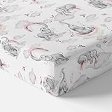Baby Comfort Drap-housse 100 % coton pour berceau de 83 x 50 cm Motif...