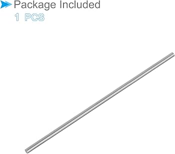 CoCud 1Stk Rund Stahl Stab 3mm Durchmesser 200mm Länge Schnellstahl Stangenware Handwerk DIY Werkzeug - (Anwendung: für Drehmaschinen Bohrmaschine