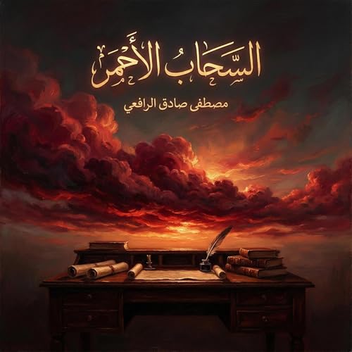 Diseño de la portada del título السحاب الأحمر
