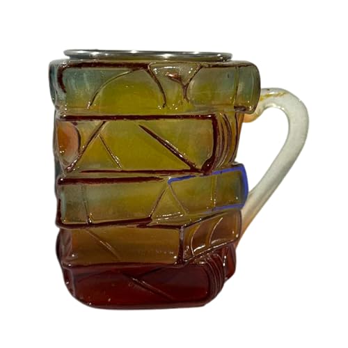 Generico Taza Desayuno - Taza Personalizada | 1 | Tazas De Café Para Amantes De Los Libros | Vasos Pintados A Mano | Zanahoria De Pared | Contenedores De Agua, Accesorios De Sc