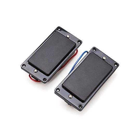 FOXNOVO Professional Sealed Humbucker Pickups Set for Gibson Epiphone Les Paul Guitars (Black)