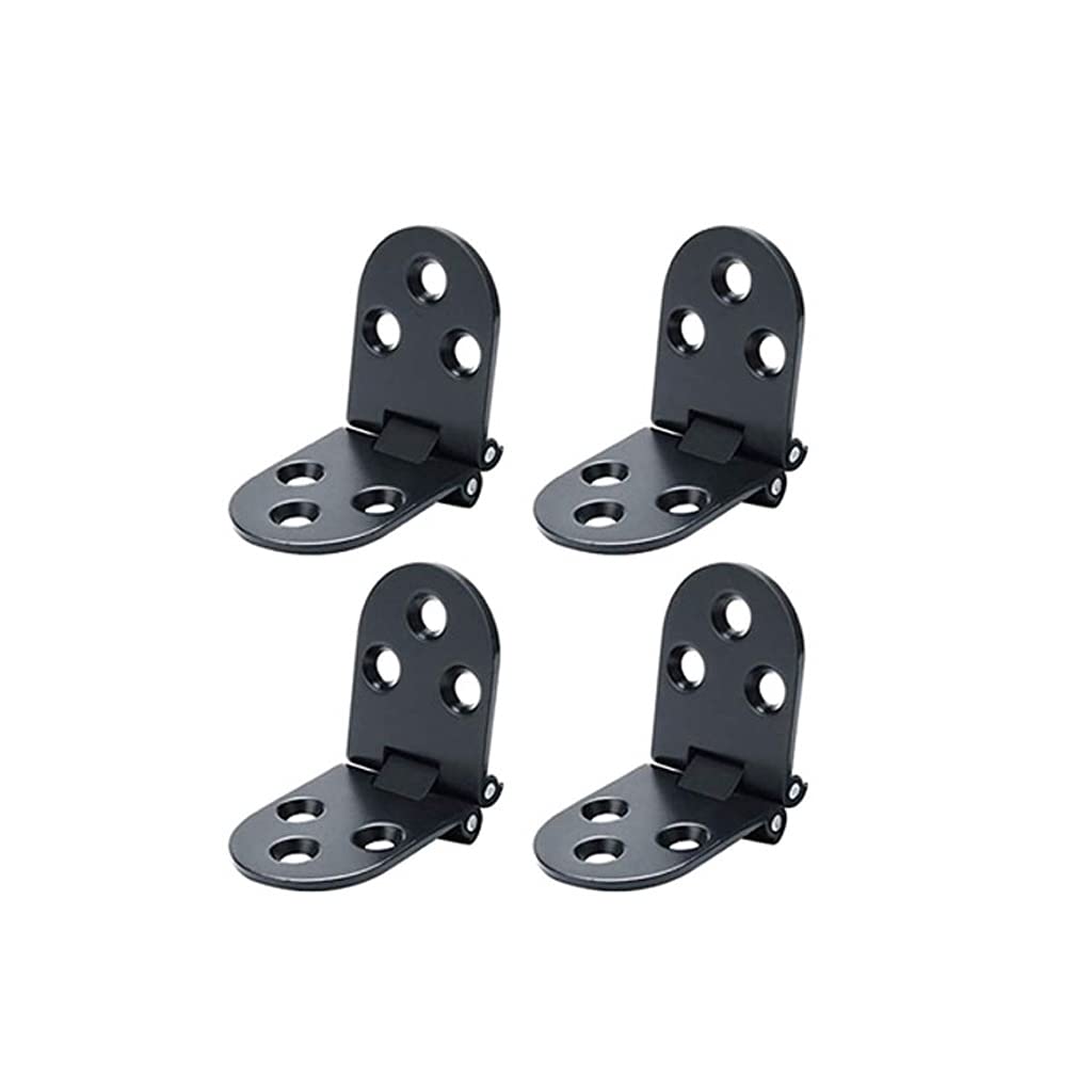 Charnière flip 180 degrés pour porte armoire meuble pliable avec vis de fixation en zinc