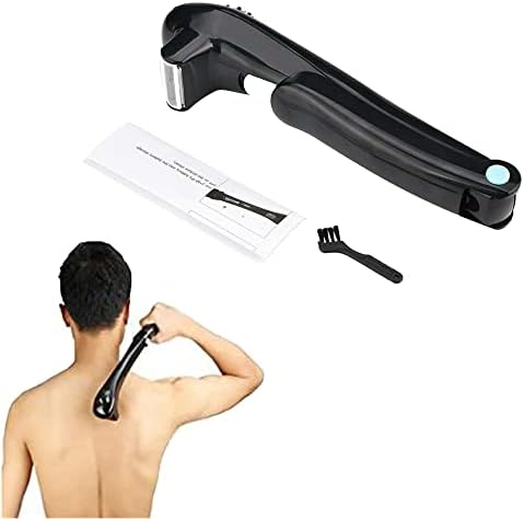 Mochalight Back Shaver for Mens,Men Groomer Trimmer,Long Handle Back Hair Shaver,180 Degrees Foldable & Cordless,Easy to Use
