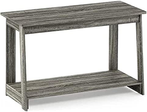 Furinno Beginning TV Stand, TV Unit, Entertainment Center, French Oak, 89 (W) x 55 (H) x 39.6 (D) cm