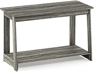 Furinno Beginning TV Stand, TV Unit, Entertainment Center, French Oak, 89 (W) x 55 (H) x 39.6 (D) cm