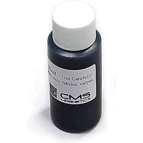 CMS MAGNETICS - (1oz Kit) Ferrofluid Science Experiment Kit for Education in Magnetism - Includes: 1 Fluid Ounce (29.5mL) Bottle of Ferrofluid, Gloves, Pipette, Petri Dishes Cover