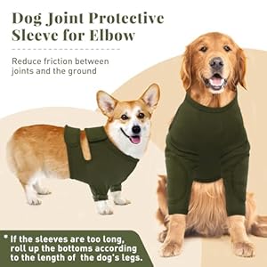 Nanaki Dog Recovery Sleeves for Front Legs, Dog Leg Sleeve to Stop Licking, Dog Anti-Lick Wounds Sleeves, Dog Surgery Recovery Sleeve, Dog Leg Wound Cover Arm Protector for Leg Injuries & Joint Pain Nanaki Dog Recovery Sleeves for Front Legs, Dog Leg Sleeve to Stop Licking, Dog Anti-Lick Wounds Sleeves, Dog Surgery Recovery Sleeve, Dog Leg Wound Cover Arm Protector for Leg Injuries & Joint Pain