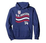 Sebastian Berhalter 14 Navy USMNT Officially Licensed Pullover Hoodie