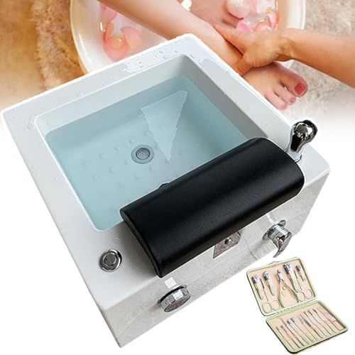 Masajeador de pies con bañera acrílica y luz LED