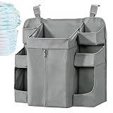Design montaggio multi-rotaia comodo: Progettato con cinghie robuste, l'organizer per lini si attacca facilmente alle sbarre a culla, ai bordi del fasciatoio o alle aste 'armadio per liberare spazio a pavimento e garantire che lini e salviette siano sempre a portata di mano durante i cambi notturni e le mattine impegnative.