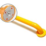 XXIOJUN Poignée De Sécurité Antidérapante pour Salle De Bain, Base Renforcée Chambre À Air en Acier Inoxydable avec Cercle Lumineux pour Douche/Toilettes/Couloir/Baignoire