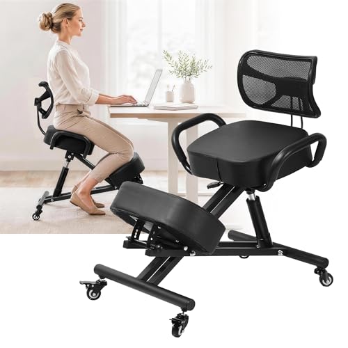 Ergonomic Kneeling Office Chair with Adjustable Height