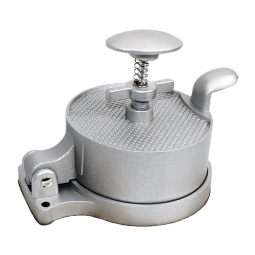 ZYHARUKO Herramienta multiusos para aplanar carne fundida con escala de medición, revestimiento antiadherente para elaborar sándwiches estándar de restaurante consistentes, herramienta de aplanamiento