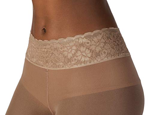 Hipstik Sheer Pantyhose for Women | Sheer Tights with Comfort Lace Top | Non Control Top Pantyhose | Nylon Sheers Hosiery4