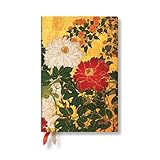 2025 Natsu Mini Horizontal Softcover 12-Month, 176pg, 100GSM, 2025 Flexi Planners by Paperblanks (Rinpa Florals): Natsu 25 12M Wkly Plnr Flexi Mini Hor EN