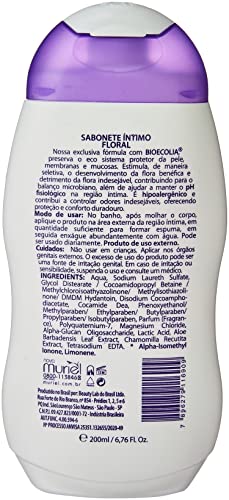 Muriel Sabonete Íntimo Floral 200ml, Muriel