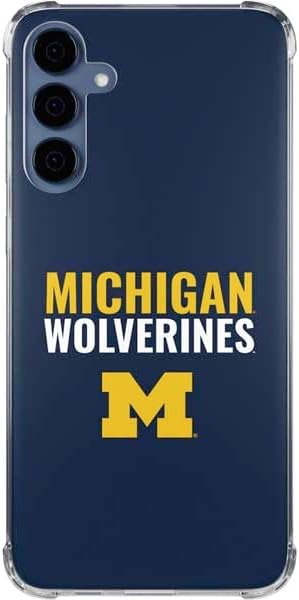 Skinit Clear Phone Case Compatible with Galaxy S24 - Officially Licensed University of Michigan Wolverines M Design