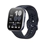 Amazfit Bip 6 Smart Watch 46mm, 14 Day Battery, 1.97" AMOLED Display, GPS & Free Maps, AI, Bluetooth Call & Text, Health, Fitness & Sleep Tracker, 140+ Workout Modes, 5 ATM Water-Resistance, Black