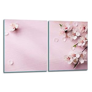 QTA | fornuis afdekplaten set 2 x 40 x 52 cm keramische plaat afdekking glas spatbescherming afdekplaat glasplaat…