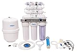 💧SPEZIFIKATIONEN - Maße: 40cm x 14cm x 50cm; Anzahl der Filtrationsstufen: 7; Vol. d. Tanks: 12 l; Arbeitsdruck: 2,8 - 6 bar; Arbeitstemperatur: 2-45 °C; Elektrischer Anschluss : nur wenn Sie eine UV-Lampe haben