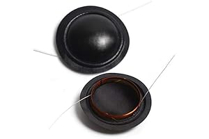 Tomeco 2PCS 1" Tweeters Voice Coil Silk Diaphragm Repair Accessories