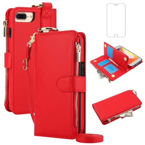 Coque portefeuille iPhone SE2022 zippée pour sorties sans sac encombrant