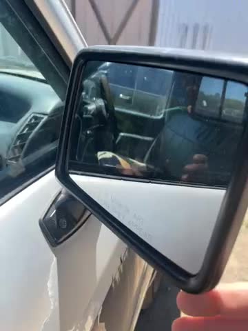 LH / Driver Side Outside Manual Remote Bullet Mirror, Paint To Match.GM Licensed Reproduction