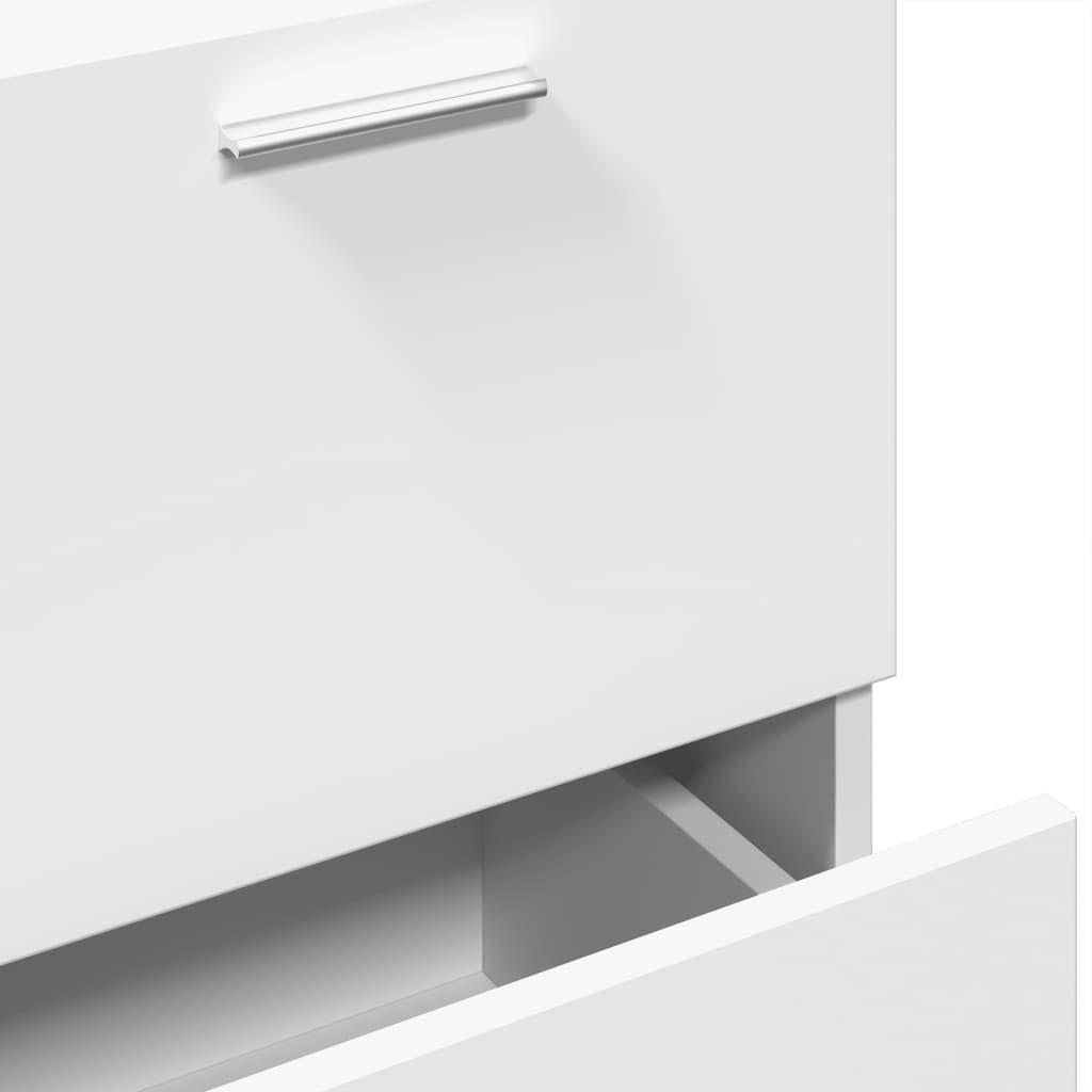 vidaXL Armoire d'évier Blanc 40x37x59 cm Bois d'ingénierie