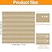 Karenhi 2 Pcs Standard Pocket Chart for Classroom, Daily Schedule Pocket Chart with Hooks for School Teacher Lessons Office Supplies(28 x 28 Inch,Brown)