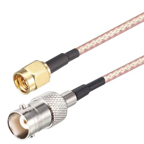 Oiyagai 2pcs SMA Male with Pin to BNC Female Coaxial Cable RG316 Coax Cable (50cm/19.6")