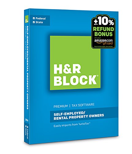 H&R Block Tax Software Premium 2016 + Refund Bonus Offer PC/Mac Disc [Old Version]