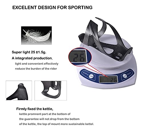 Accessoires de bicyclettes porte-bouteille d'eau sport carbone SSDD