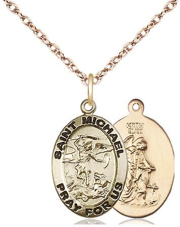 14kt Gold Filled Pendant on a 20 inch Gold Filled Light Rope Chain.