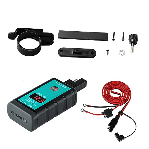 JECOMPRIS - JECOMPRIS 1ensemble Chargeur Étanche USB Type-c Et SAE pour avec Voltmètre De Câble Adaptateur De Charge Rapide pour Smartphone Et Véhicules Électriques