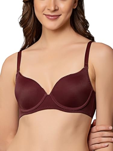 Image of Triumph International Women's Cotton Wire Free Modern Full-Coverage Bra (20I319)