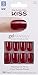 Kiss Nails GEL FANTASY "KGN10" (WHATEVA) Short Design Nails w/Adhesive Tabs & Glue