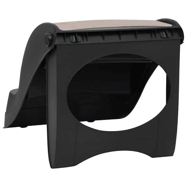 Foto 8 de 8 de vidaXL Escalera para Perros Plegable de 3 peldaños Negra