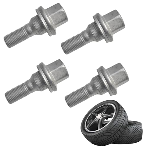 Boulons de Roue en Acier au Carbone,Boulon à Ecrou de Roue Hexagonal,Boulons D'automobile,pour Peugeot 1007 206 207 307 308 406 Citroen C5 C4L 540567 5405.67...
